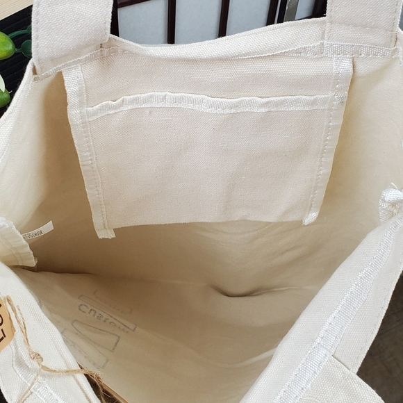 LOF ECO Canvas "COFFEE" Bag - Picture 3 of 4